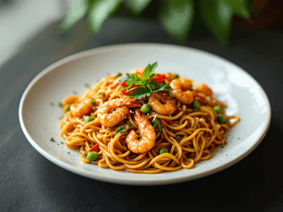Fried Hokkien Prawn Mee